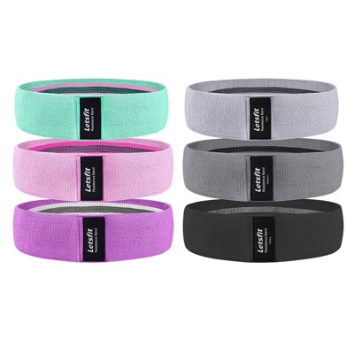 Letsfit Booty Bands Resistance Bands Set for Legs Exercise Bands 3pack JSD05