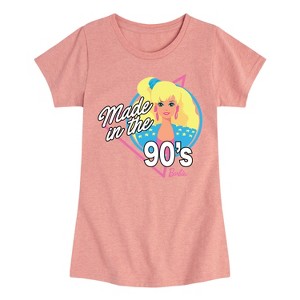 Girls' - Barbie - Made in the 90's Fitted Short Sleeve Graphic T-Shirt - 1 of 4