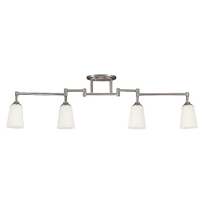 4.75" Track Lighting Four Light Track Lighting Kit Brushed Nickel - Sea Gull Lighting