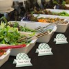 Big Dot of Happiness Sage Green Checkered Party - Tent Buffet Card - Table Setting Name Place Cards - Set of 24 - image 3 of 4