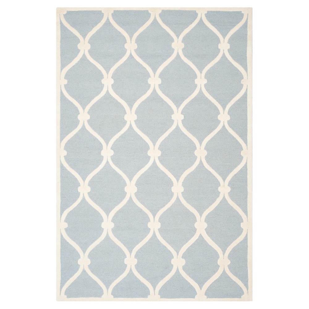 6'x9' Benson Area Rug Blue / Ivory - Safavieh