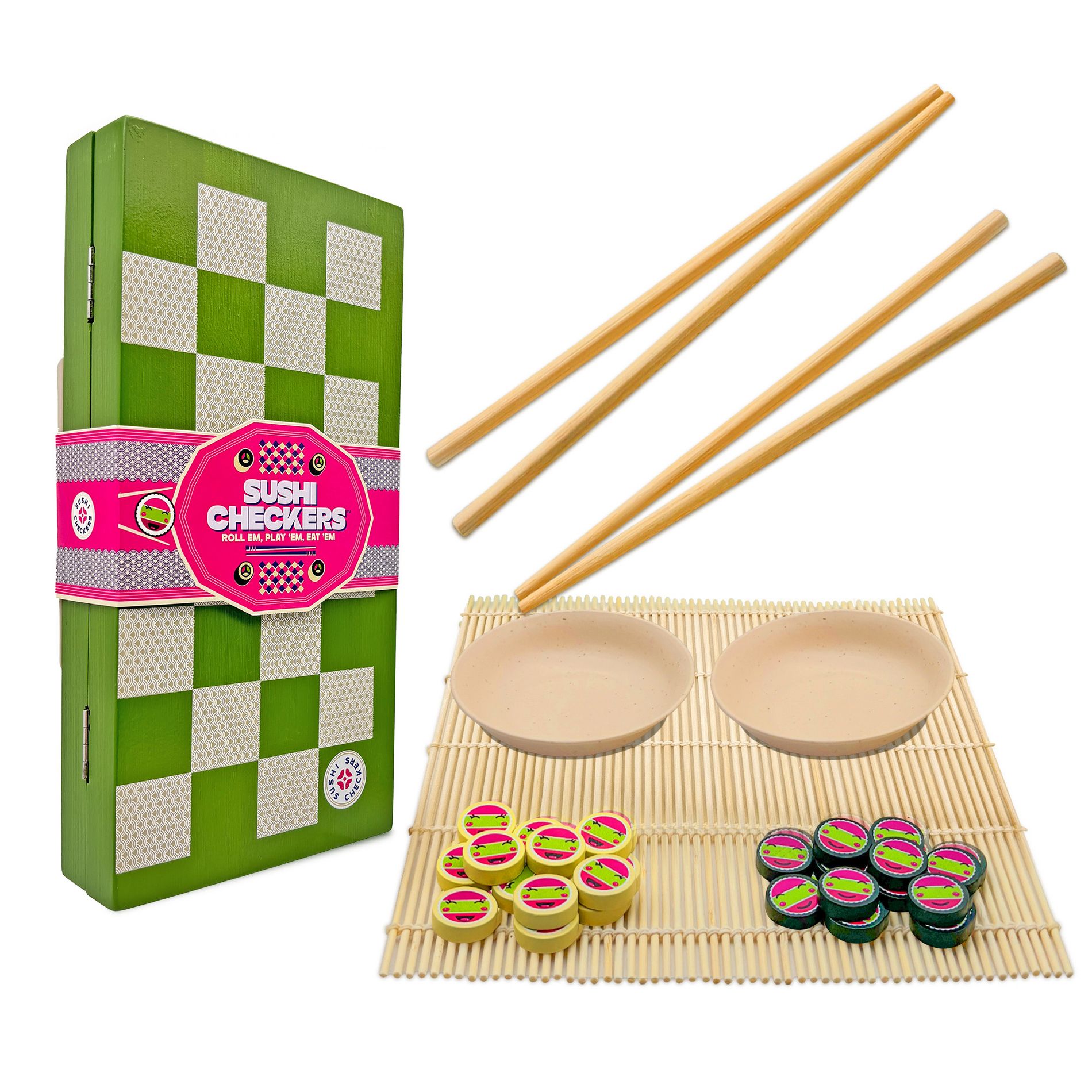 Project Genius: Sushi Checkers - Game & Sushi Making Set, Ages 8+