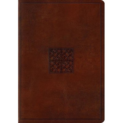 Study Bible-ESV-Celtic Imprint Design - (Leather Bound)
