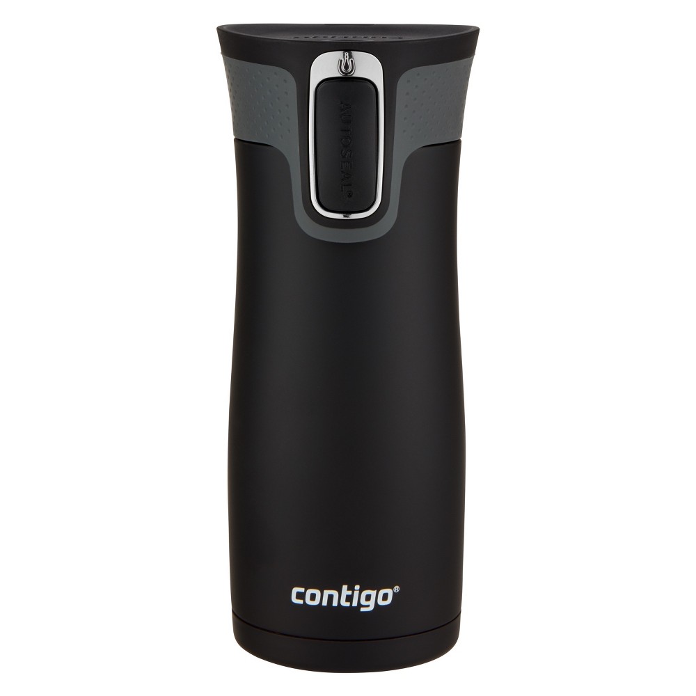 Photos - Glass Contigo West Loop 16oz Stainless Steel Travel Mug Matte Black 