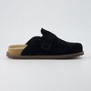 CUSHIONAIRE Women's Blain Genuine Suede Slip-On Clogs with + Memory Foam & Chic Buckle Mule - Comfortable, Non-Slip, Wide Widths Available - 4 of 4