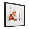 Stupell Industries Meeting of Fox And Sparrow Framed Print Under Glass Art - 2 of 4