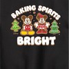 Boys' - Disney - Mickey and Minnie Baking Spirits Bright Christmas Graphic Long Sleeve Fleece Sweatshirt - image 2 of 4