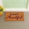 28" x 16" Nature Coir Mat, Thankful - 2 of 4