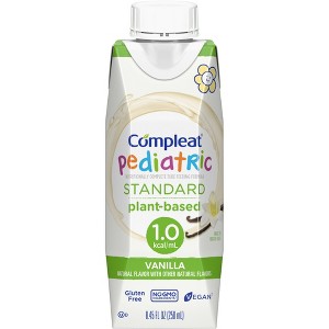 Compleat Pediatric Standard 1.0 Vanilla 8.45 Oz Real Food–Based Tube Feeding Formula for Kids with Balanced Nutrition, Case of 24 - 1 of 4