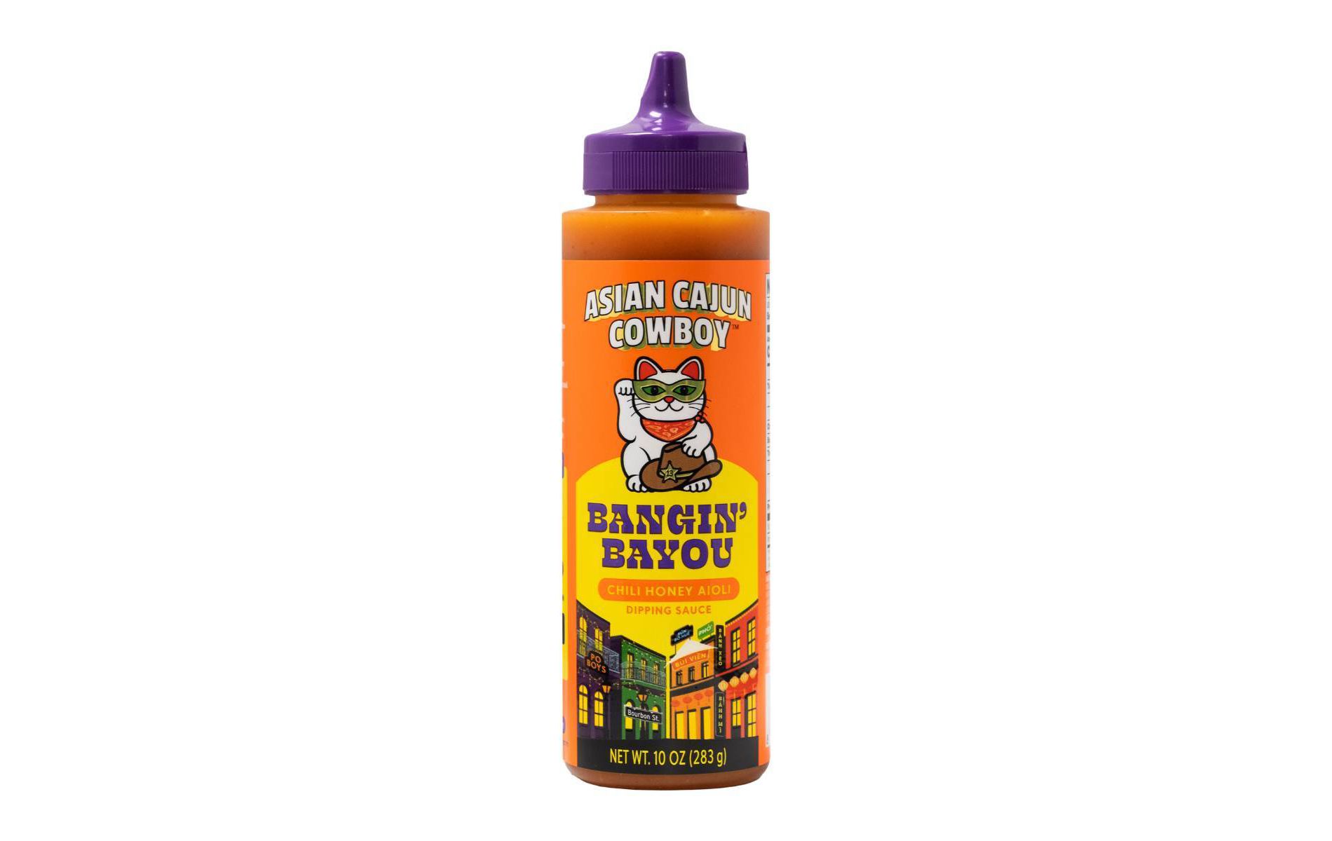 Asian Cajun Cowboy Bangin' Bayou Chili Honey Aioli Dipping Sauce - 10oz