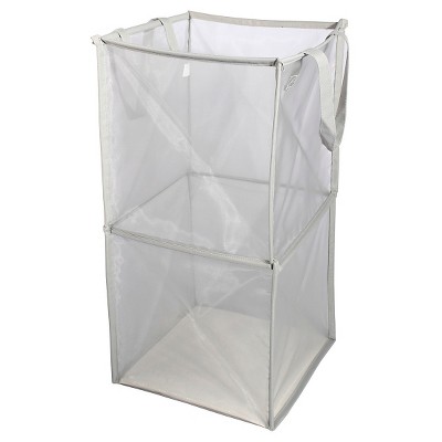 Mesh Spiral Hamper Gray - Room Essentials™