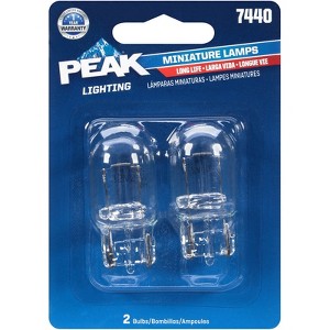 Peak Incandescent Parking/Stop/Tail/Turn Miniature Automotive Bulb 7440 - 1 of 1