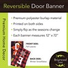 Briarwood Lane Fall/Winter Reversible Door Banner 12" x 72" Briar - 4 of 4