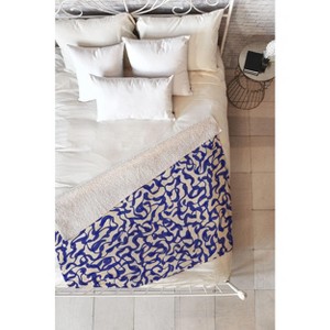 Alisa Galitsyna Playful strokes 2 Fleece Throw Blanket -Deny Designs - 1 of 2