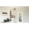 Quoizel Lighting Lucia 3 - Light Semi-Flush Mount in  Matte Black - 2 of 4