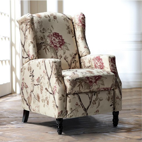 Floral best sale recliner chair