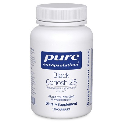 Pure Encapsulations Black Cohosh 2.5 - Hypoallergenic Supplement to Offer Support During Menopause* - 120 Capsules