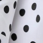 white black dot