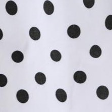 white black dot