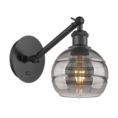 Rochester - 1 Light Arm Adjusts Up and Down Wall Sconce In Industrial Style-7.88 Inches Tall and 5.88 Inches Wide