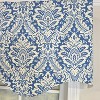 RLF Home 100% Cotton Avignon Regal  Fully lined Windows Rod Pocket Valance 50" x 17"  Blue - 3 of 4
