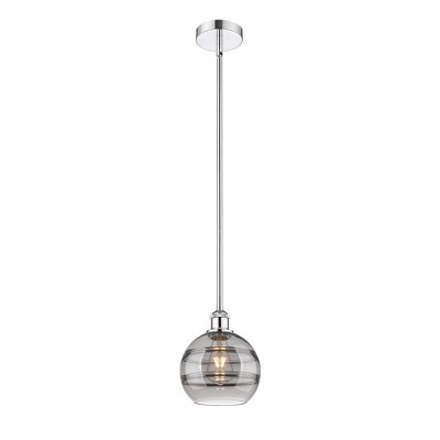 Rochester - 1 Light Stem Hung Mini Pendant In Industrial Style-9.38 Inches Tall and 8 Inches Wide