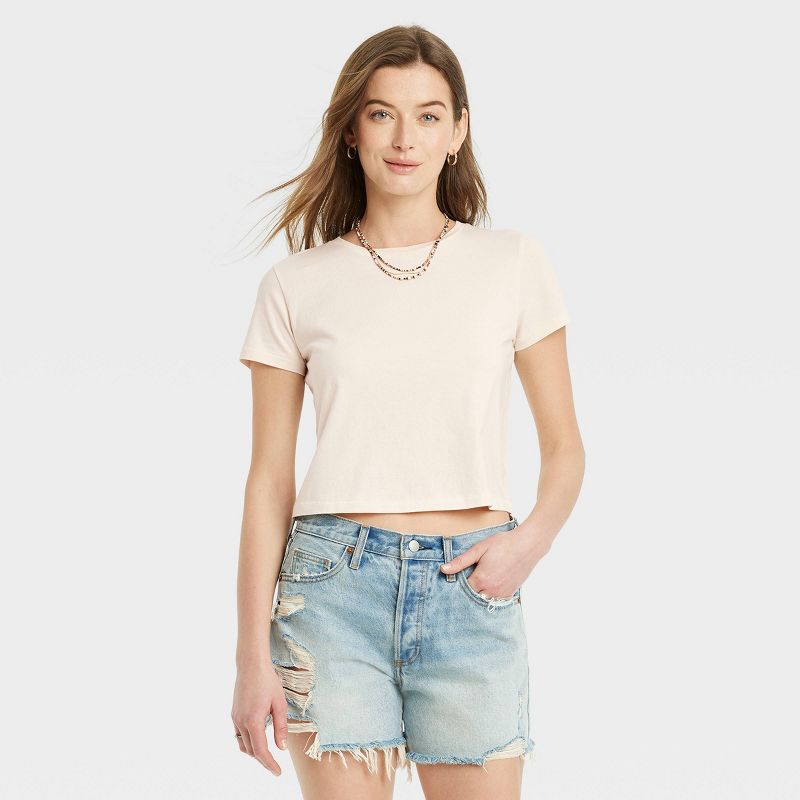 Women's Mid-Rise 90's Baggy Jean Shorts - Universal Thread™, 6 of 14