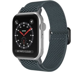 Worryfree Gadgets Stretchy Nylon Solo Loop Band for Apple Watch 38/40/41mm, 42/44/45mm iWatch Series 8 7 6 5 4 3 2 1 & SE - 1 of 3