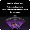 LG 39 inch UltraGear OLED 240Hz 0.03ms G-Sync 800R Curved Gaming Monitor - 2 of 4