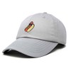 Dalix Hot Dog Embroidered Cap Cotton Baseball Summer Cool Dad Hat Mens - 4 of 4