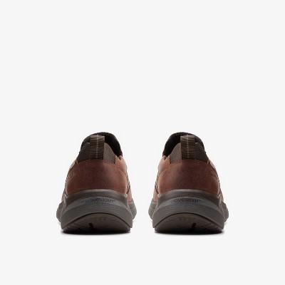 Clarks Mens Wave 2.0 Edge Brown Oily Sneakers 9 Medium — фото 5