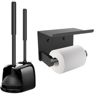 SetSail Toilet Brush and Plunger Set, Toilet Plungers - 1 of 3