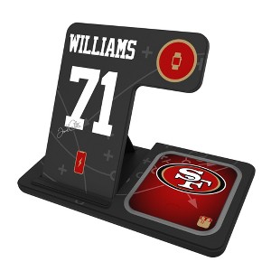 NFL San Francisco 49ers Players Game Tactic 15-Watt 3 in 1 Charging Station - 1 of 4