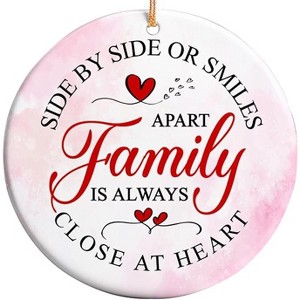 Lomsoe Christmas Ornament Side by Side Ceramic Ornament Christmas Tree Decoration Gift Christmas Decor Christmas Gift - 1 of 1