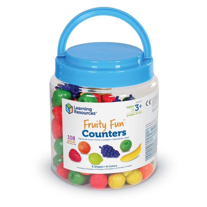 Learning Resources Fruity Fun Counters, Set of 108, 2 of 5