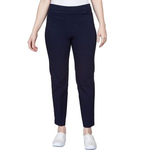 Alfred Dunner , Petite Women's Classic Allure Slim Fit Pant With Elastic Comfort Waistband - 1 of 4