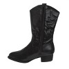 Josmo Chic Women's Cowboy & Western Boots: Comfortable Mid-Heel, Pointed Toe & Slip-on Design - 3 of 4