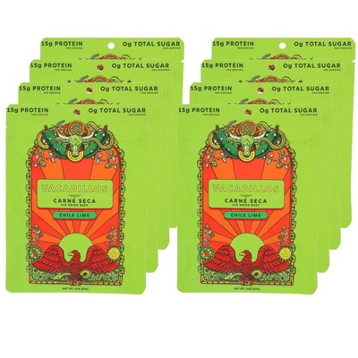 Vacadillos Chile Lime Air Dried Beef - Case of 8/2 oz