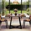 Square Dining Table, Wood Kitchen Table for 4 - 3 of 4