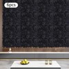 YIYIBYUS 23.62 in.x15.75 in Black Artificial Flower Wall Panel Artificial Flower - 3 of 4