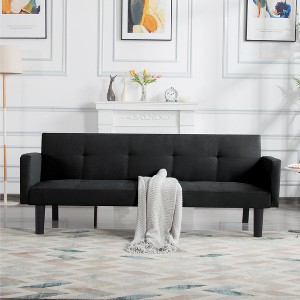 MAYEERTY 74.8 Sleeper Sofa Bed Multi-Functional Couch for Living Room - 1 of 4