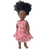 Doll Clothes Superstore Handmade Pink Floral Dress with Matching Jacket for 18-Inch Girl Dolls - 3 of 4
