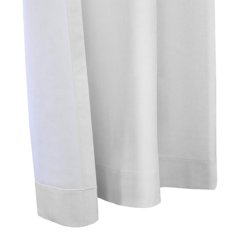 Thermalogic Weathermate Topsions Room Darkening Daytime and Nighttime Privacy Curtain Panel Pair White, 4 of 6