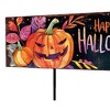 HomeRoots 36" Black Orange And Purple Happy Halloween  Solid Wood Garden Stake - 4 of 4