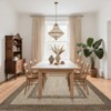 Coucheta Washable Boho Area Rug, Stain-Resistant Low Pile Carpet with Rubber Backing&Braided Border for Living Room, Bedroom, Office, Multiple Sizes - 2 of 4