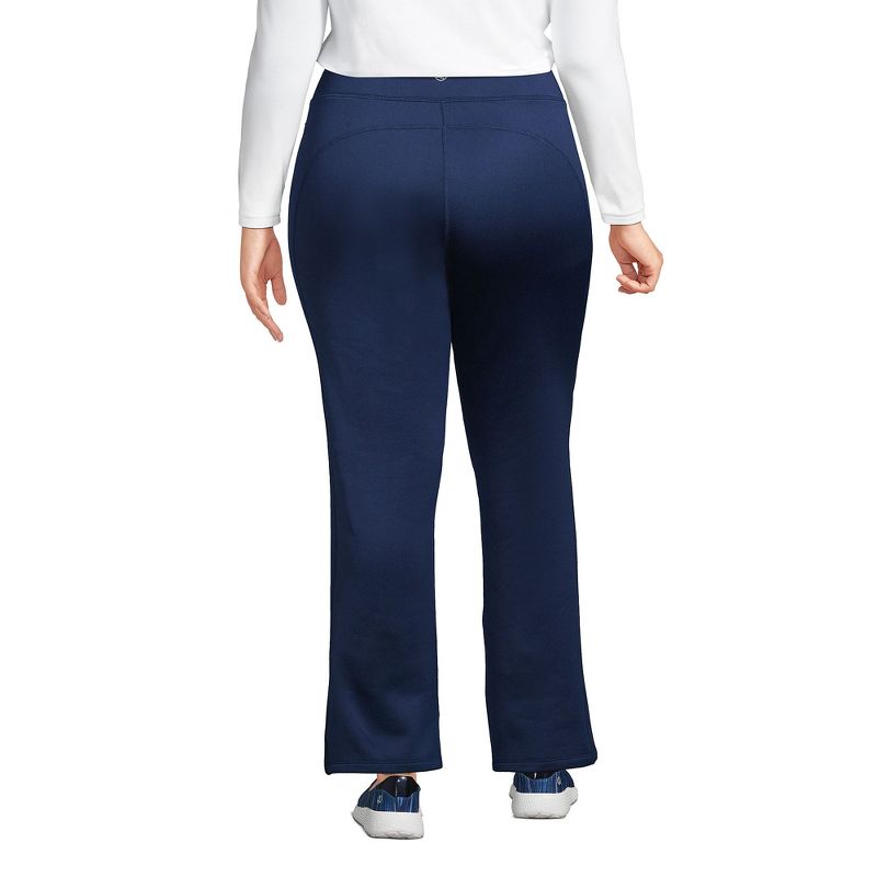 Lands' End Women's Plus Size Active Fleece Lined Yoga Pants, 2 of 7