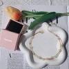Gold Pearl Bracelets for Women - Dainty 14K Gold Plated Pearls Bracelet Trendy Beaded Chain Jewelry Gifts for Women - 3 of 4