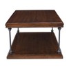 Jofran, Larson Modern Industrial 50" Solid Wood Coffee Table with Storage - 4 of 4
