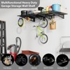 12-inch-by-72-inch Wall Shelf Garage Storage Rack Wall Mounted Floating Shelves,1x6ft ,Black, 2-Pack - 4 of 4