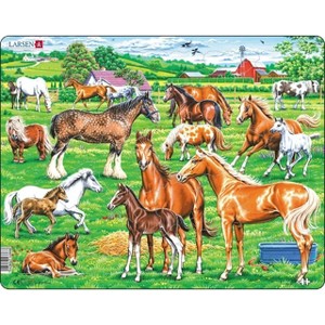 Larsen Beautiful Horses 33 Piece Children's Jigsaw Puzzle - 1 of 3